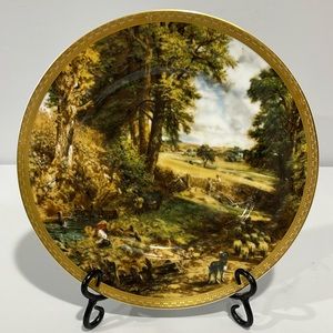 The Cornfield by John Constables Willow Classic  Vintage Plate Made In Ireland